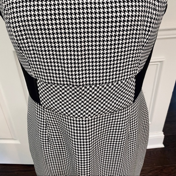 Chetta B Houndstooth Sheath Career Dress, 12 - Picture 2 of 5